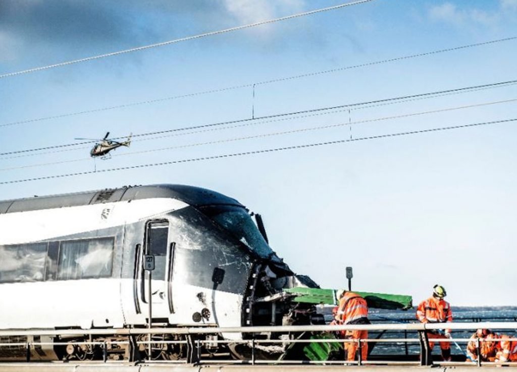 TRAIN CRASH DENMARK