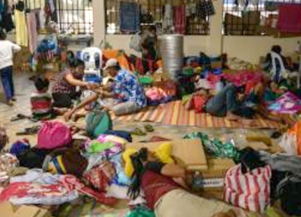 taal evacuation center