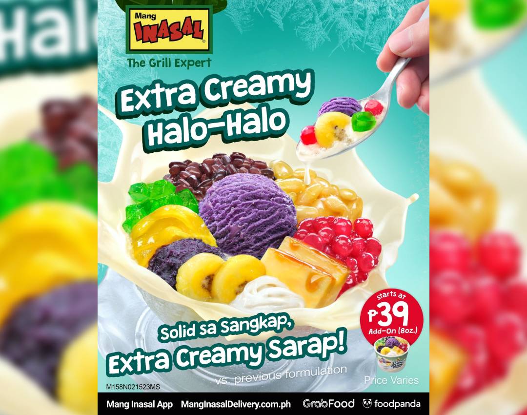 Celebrate “summer sarap” with Mang Inasal Extra Creamy HaloHalo